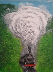 Painting: Full Steam Ahead